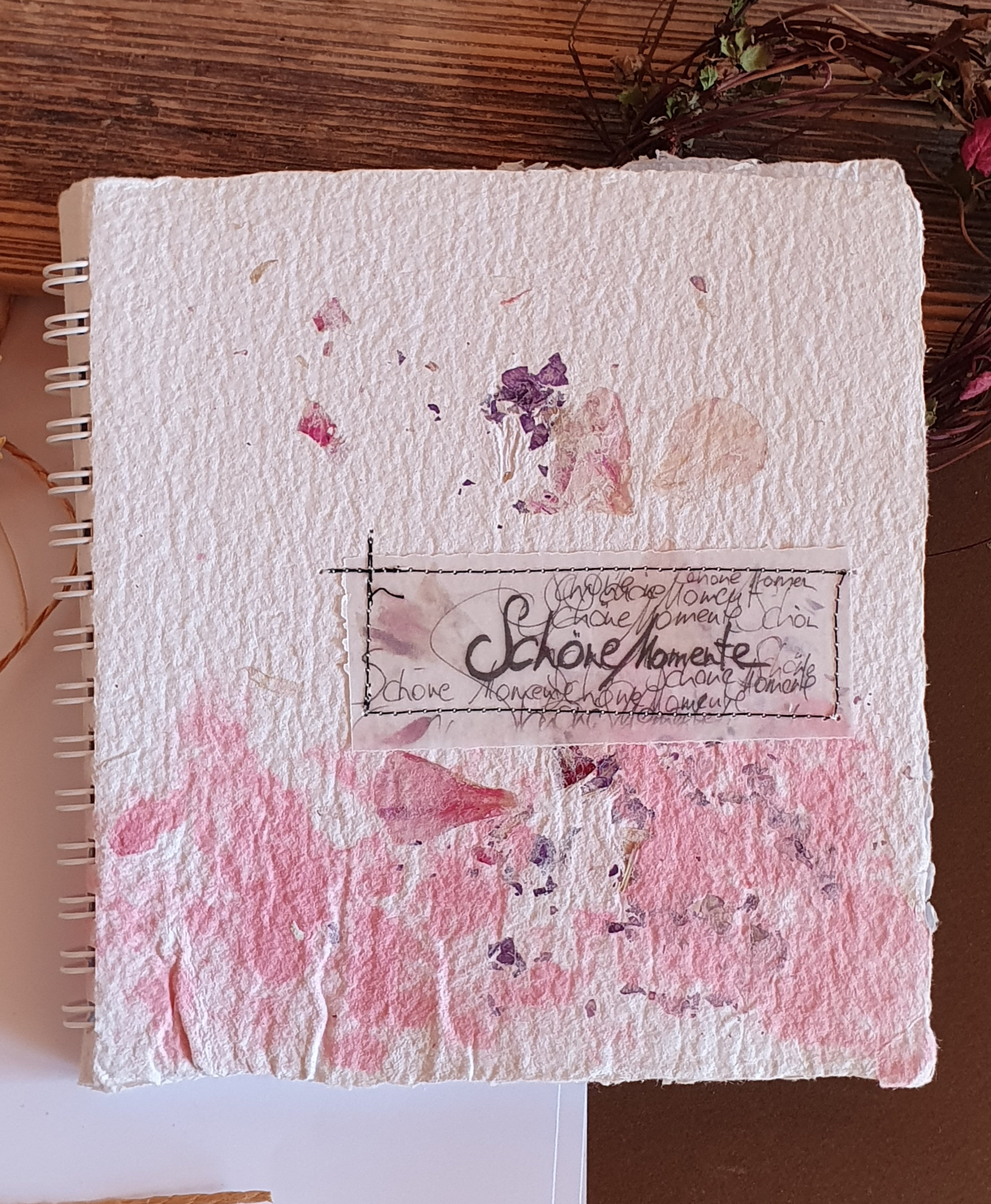 Schreibbuch "Schöne Momente in Rosa" 