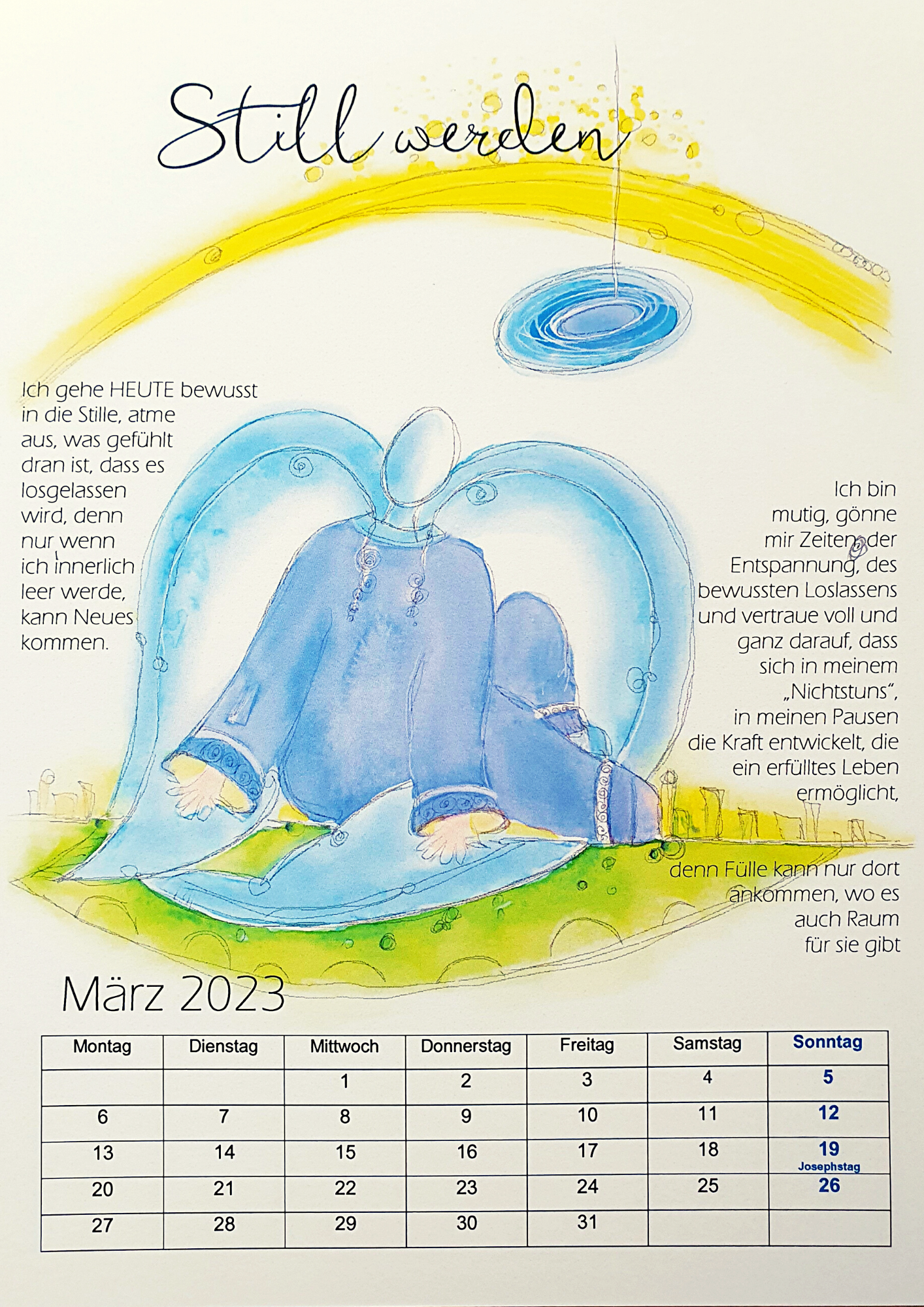 Jahreskalender 2023 DIN A4